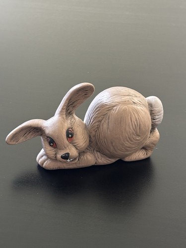 Vintage ceramic bunny figure - ceramic,