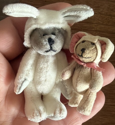 Lot mini bears white - bears, &