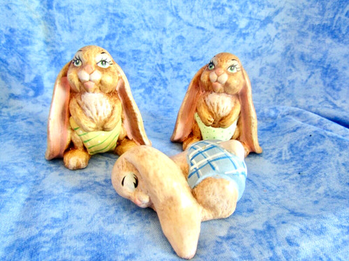 Set three cute long earred - of,
